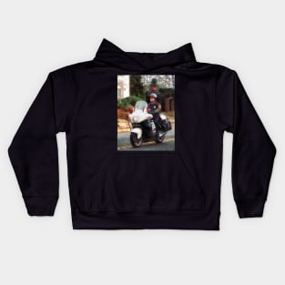 Motorcycle Cop on Patrol Kids Hoodie